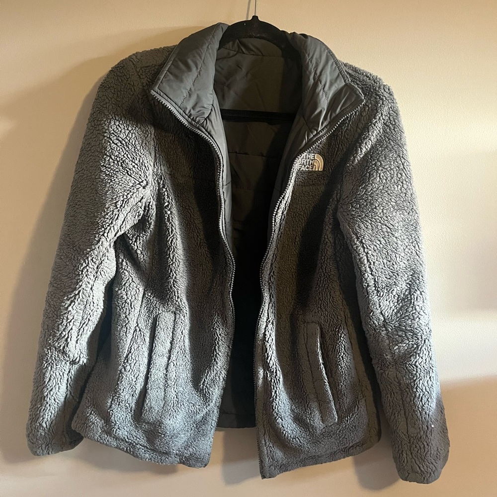The North Face Gray Mossbud Insulated Reversible Jacket Size Small - Picture 9 of 10